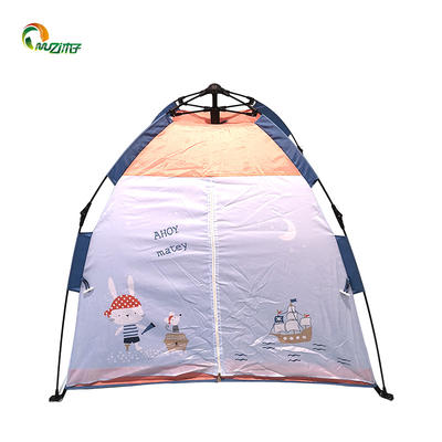Spring glass fiber pole m-001 210d oxford fabric whale theme kids play tent indoor