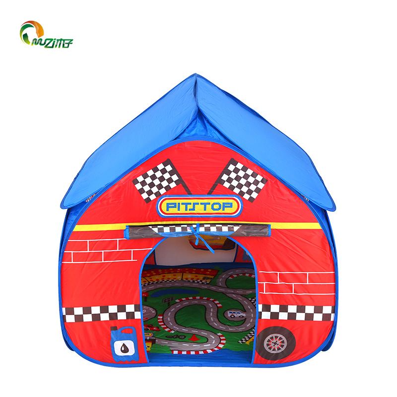 pop up tent indoor pop it up childrens play tent with a unique printed play floor toy play tent polyester fabric  with printing s-007