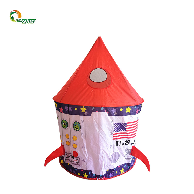 3pc spaceship castle galaxy ball pool tent composite tent set with tunnel kids play tent for boys Z-010